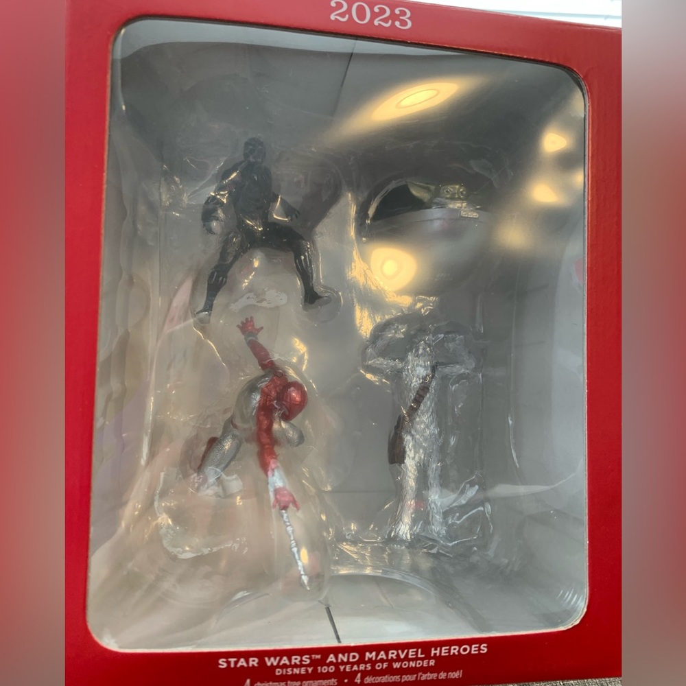 Hallmark Disney 100 Marvel and Star Wars Ornament set